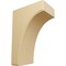 Ekena Millwork 5 1/4"W x 8"D x 12"H Clarksville Bracket, Alder BKTW05X08X12CVAL - alternate 1